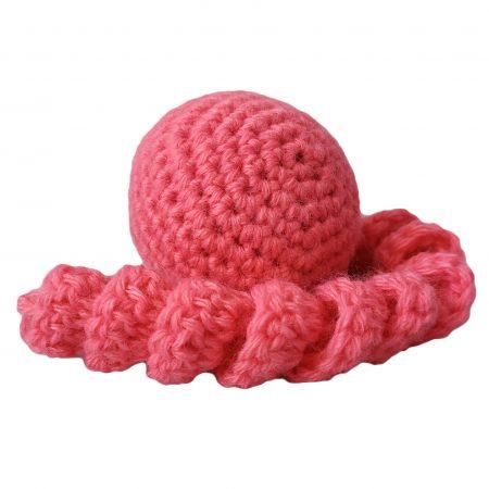 piłeczka ze sprężynką SPRING BALL ciemnoróżowa